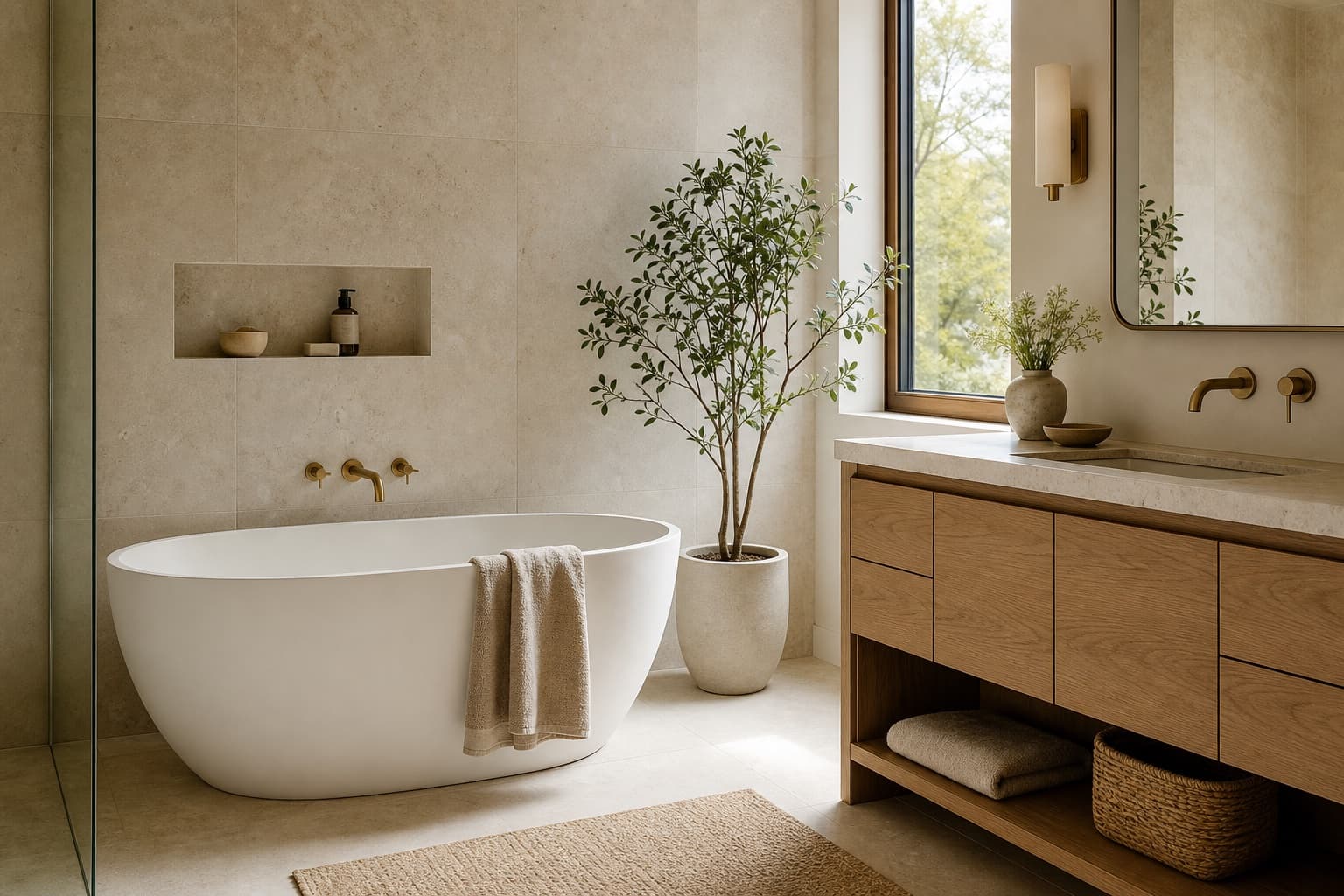 Bathroom interior design sample
